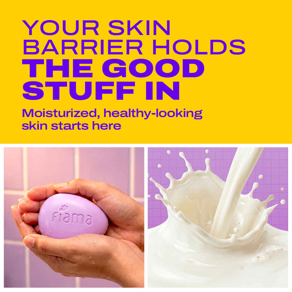 Fiama Skin Barrier Strengthening Moisturizing Soap Bar Combo Pack | Japanese Hokkaido Milk