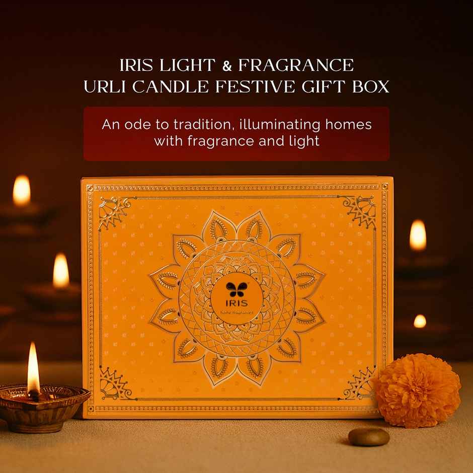 Light & Fragrance Urli Candle Festive Gift Box | Gift Hampers | Iris