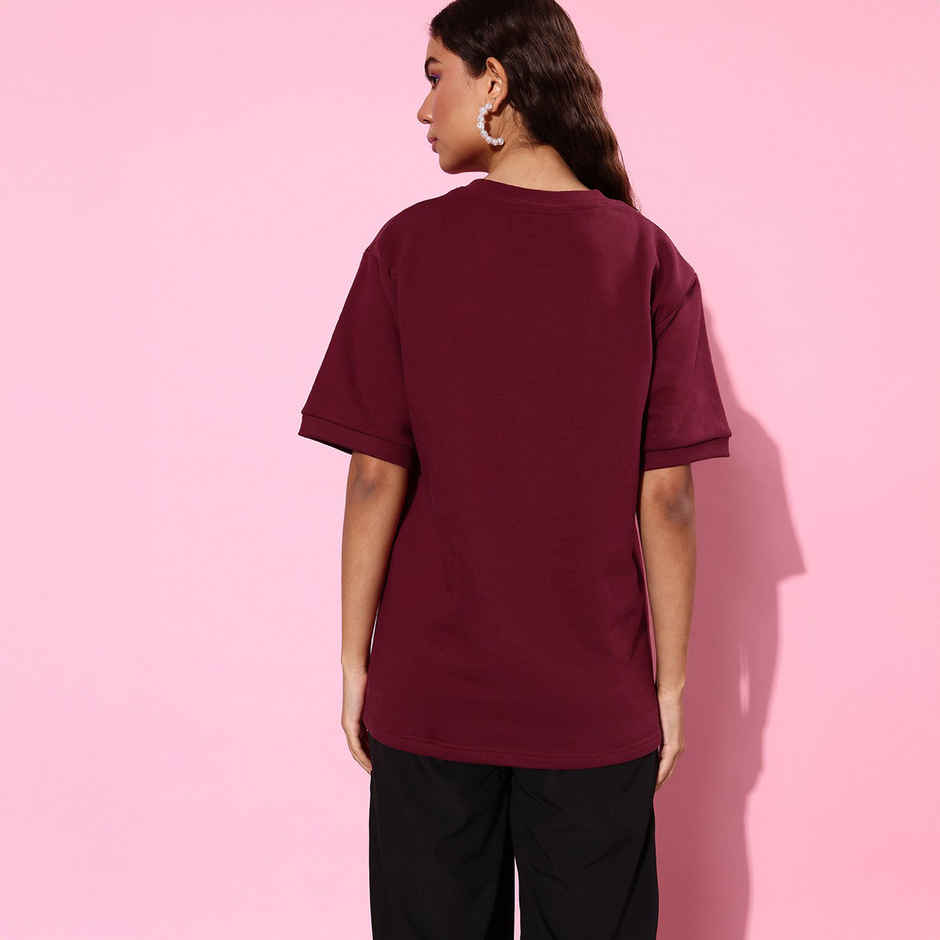 Dillinger Women's Sweatshirt | DLWMNSWT062 | Maroon - S