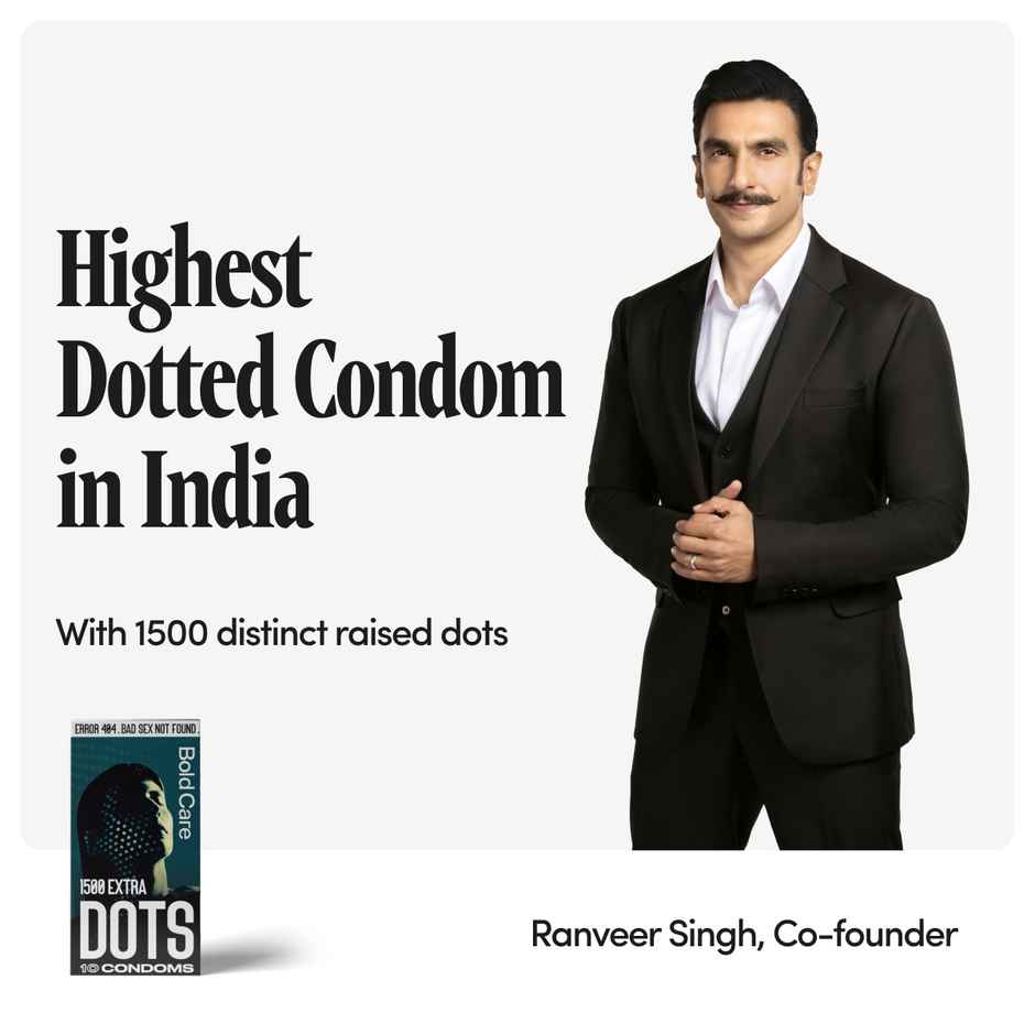 Bold Care Extra Dotted Condom - 1500 Raised Dots