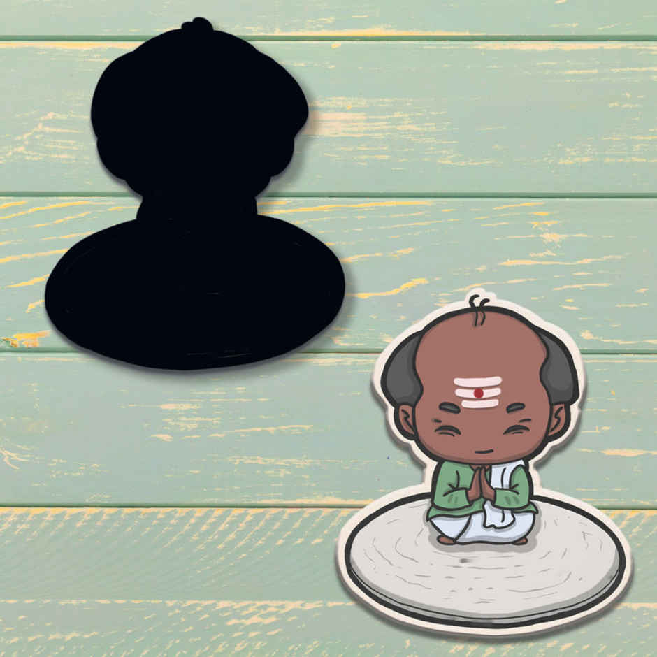 Namaskaram Fridge Magnet | Mad Over Prints