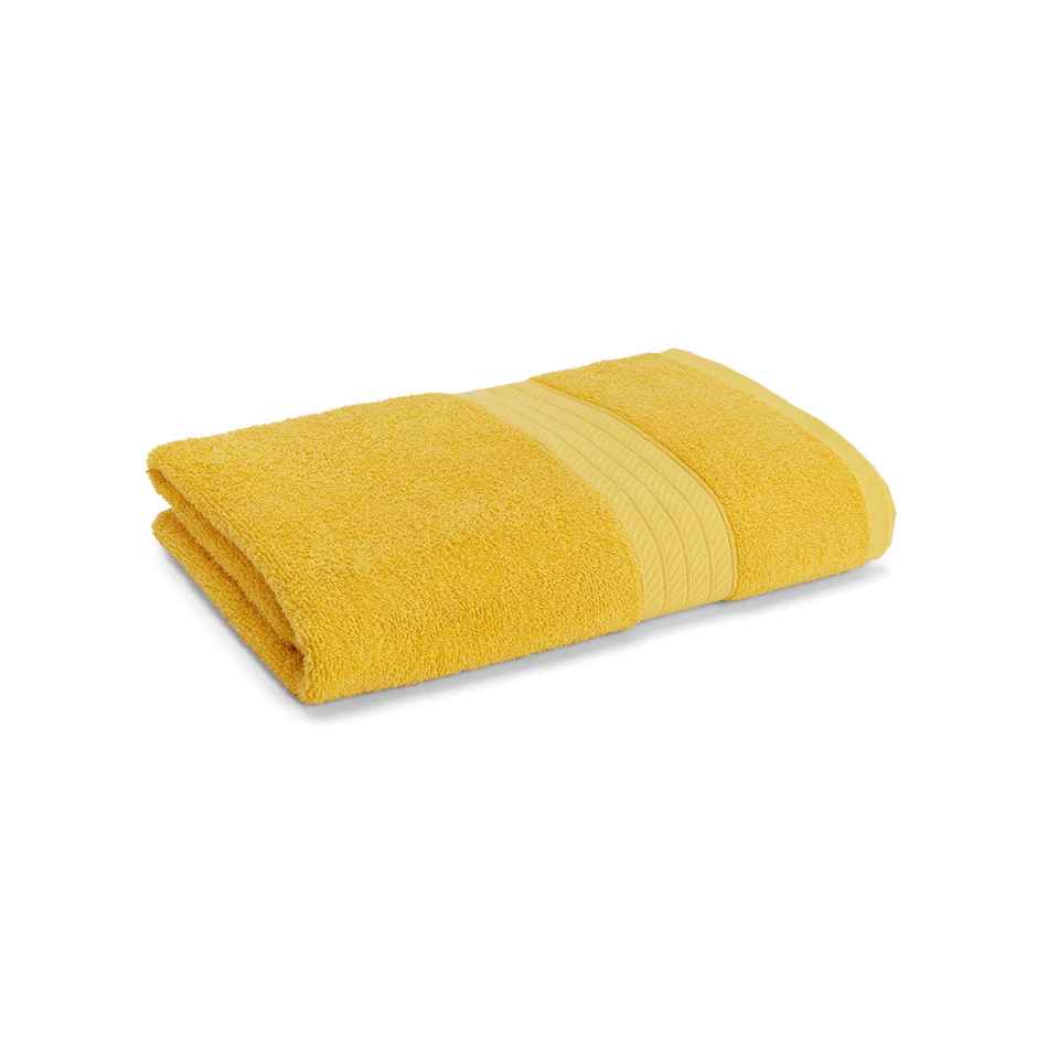 Wakefit 400 GSM Terry 100% Cotton Bath Towels | 70x140 cm | Set of 1 | Sunflower Yellow