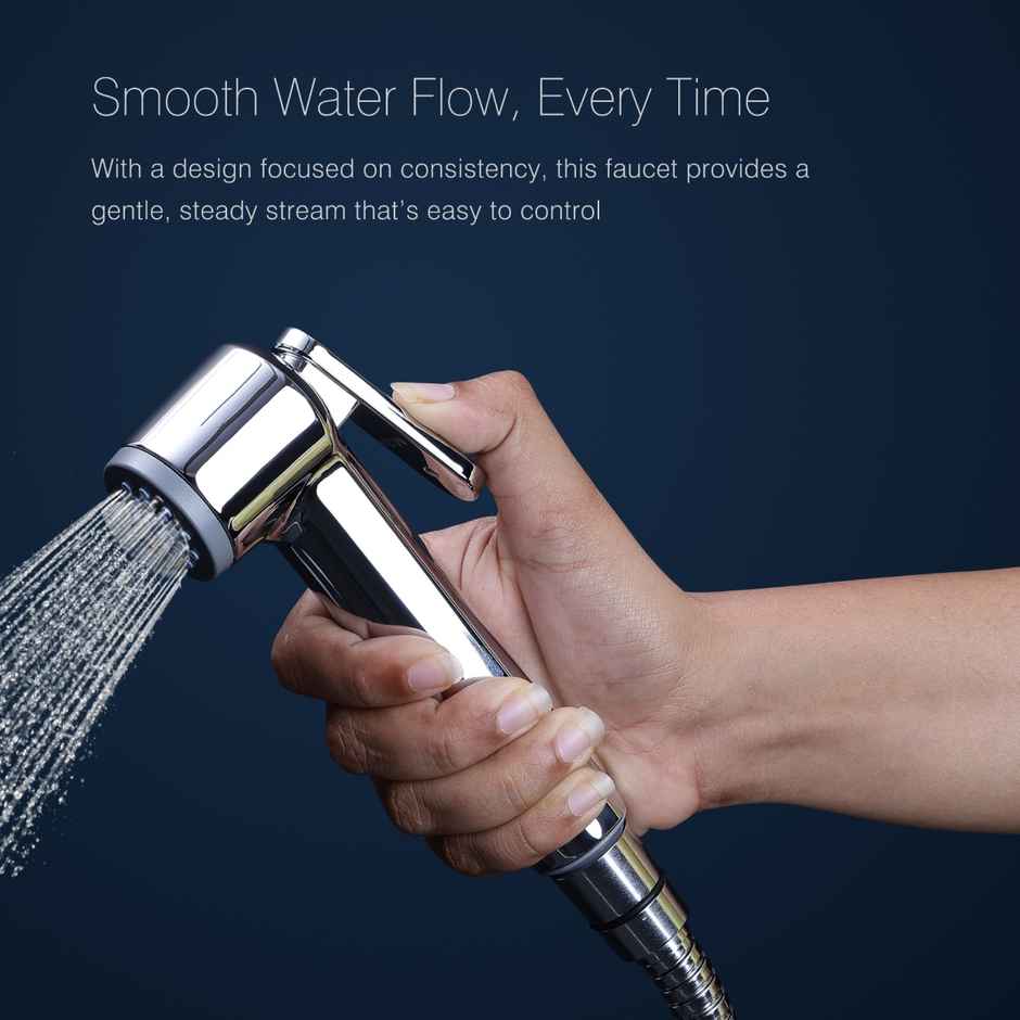 Hindware Flora Health Faucet For Toilet | 1.2 meter| Flexible Stainless Steel Hose