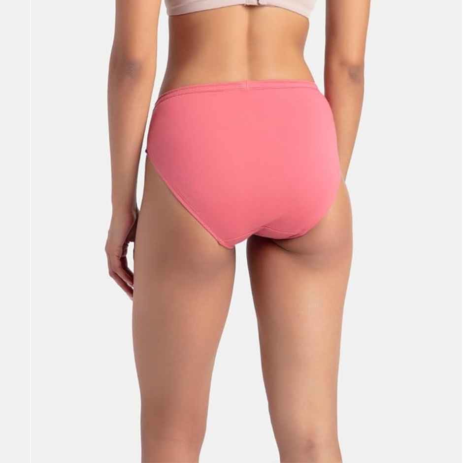 Jockey 1410 Women's Super Combed Cotton Underwear Bikini Panty|PO3 | Multicolor Dark assorted-S