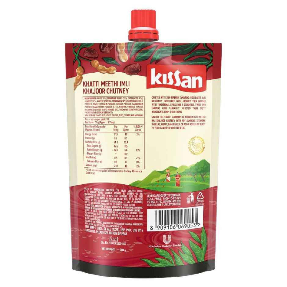 Kissan Khatti Meethi Imli Khajoor Chutney Doy
