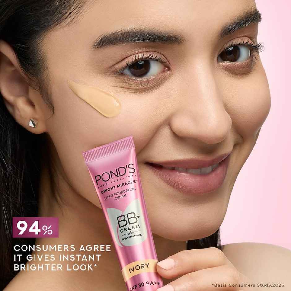 Pond's  Bb+ Cream | Instant Spot Coverage | Light Make-Up Glow | Ivory 18G