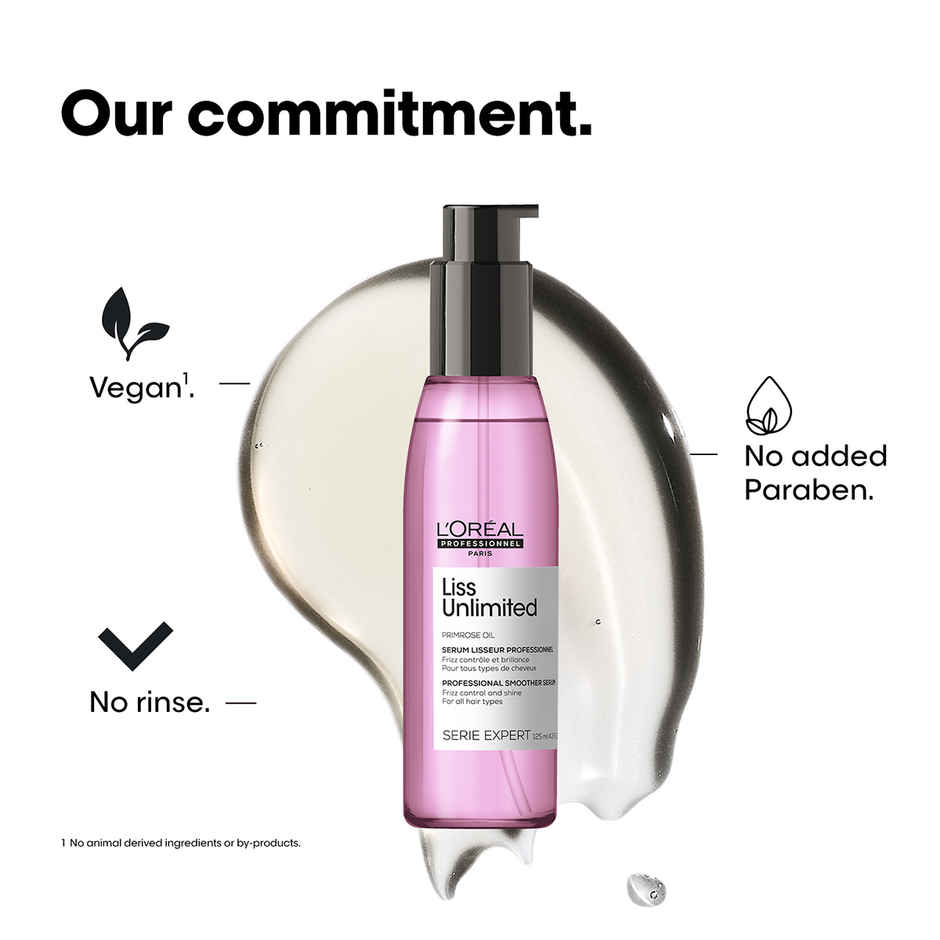 L'Oreal Professionnel Liss Unlimited Leave-In Hair Serum for Frizzy & Unruly Hair