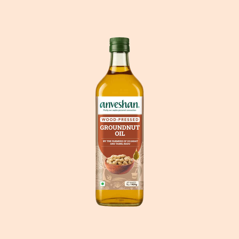 Anveshan Groundnut (Peanut) Wood Pressed Oil | Healthy Cooking Oil