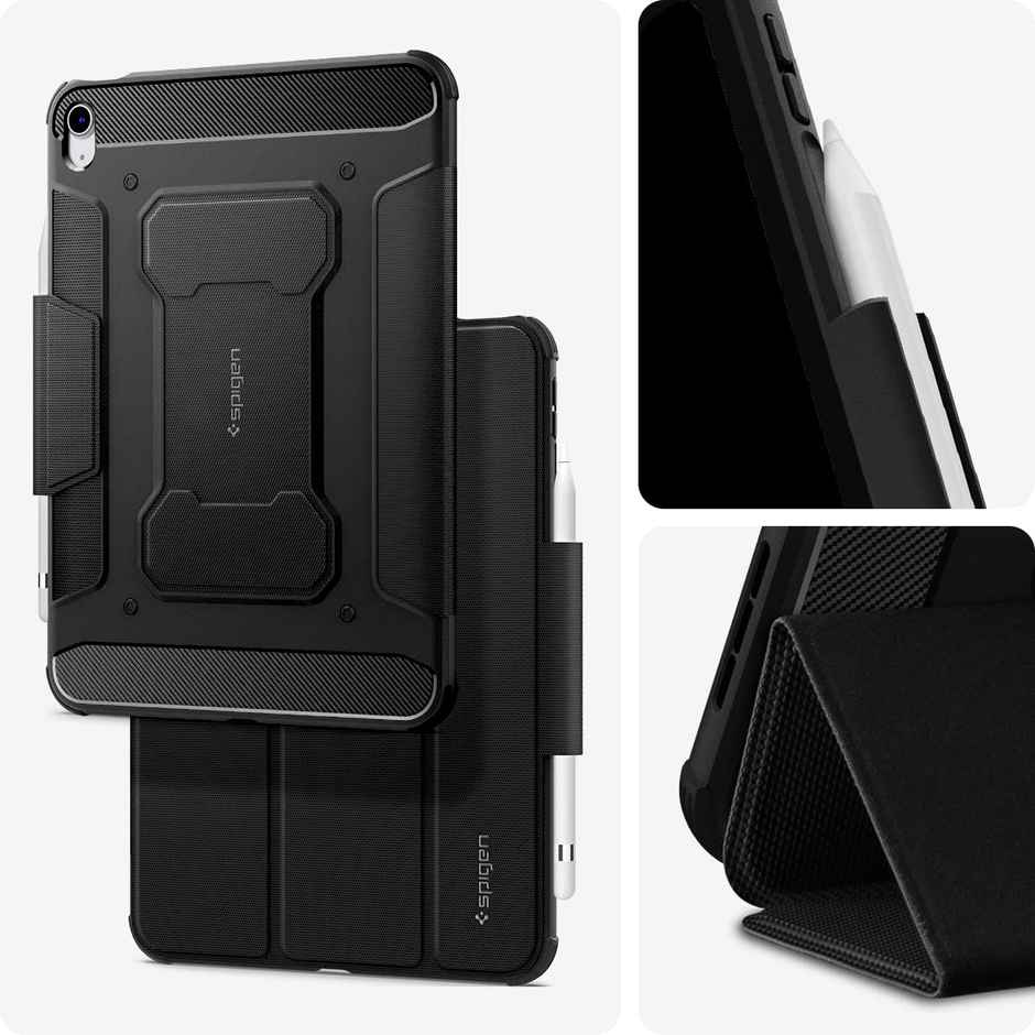 Spigen iPad 10.9 inch (2022) Case Rugged Armor Pro Black