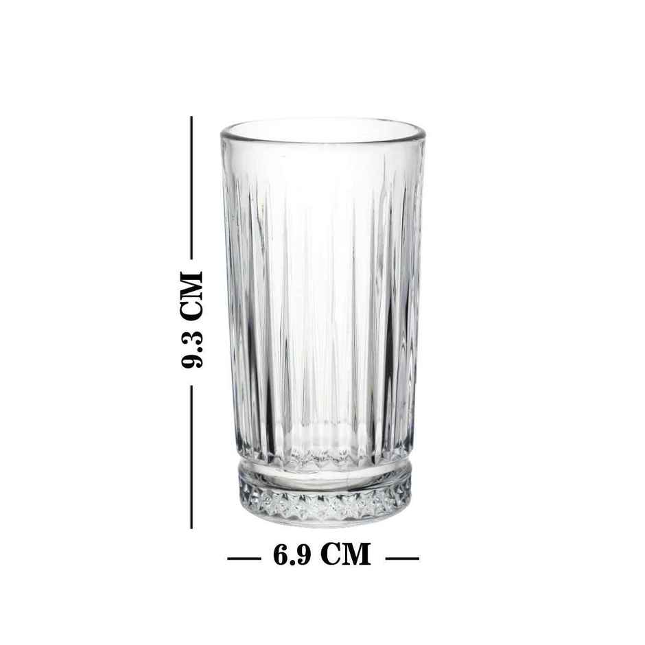 Sanjeev Kapoor Dubai Water Glass 290 ml | Set of 6 Piece