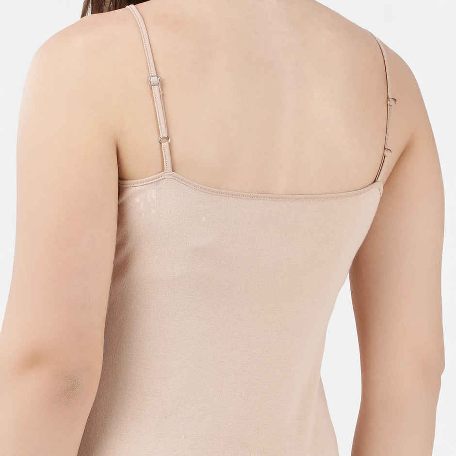 Jockey 1487 Women's Super Combed Cotton Rib Camisole|Adjustable Straps | Skin-L