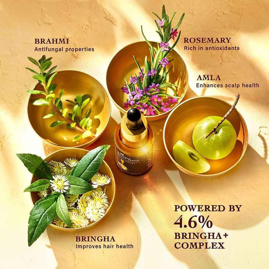 Indulekha Bringha Hair Growth Treatment Scalp Serum | Ayurvedic Hair Growth Serum