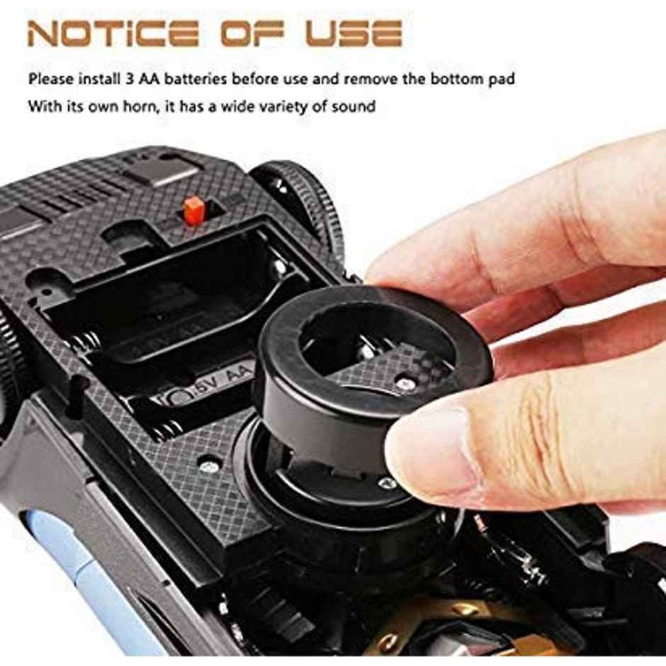 Fablue Transforming Robot Racing Car Toy For Kids - Multicolor