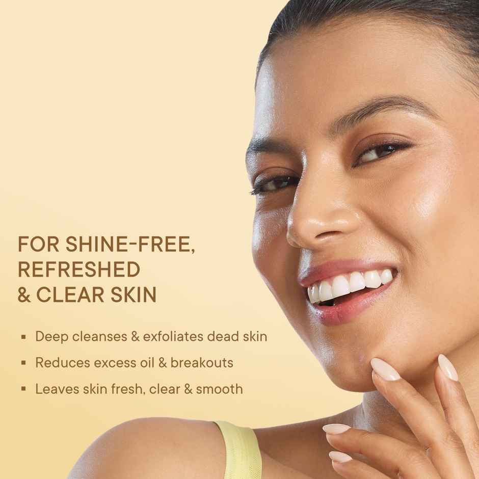 Quench Shine Control Korean Face Wash Gel Based Cleanser with Chia Seeds & Salicylic Acid (in-built Silicone Brush)