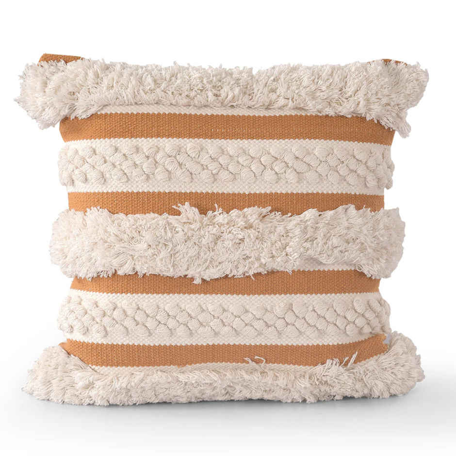 Sashaa World Chunky Handwoven Cushion Cover | Boho Chic