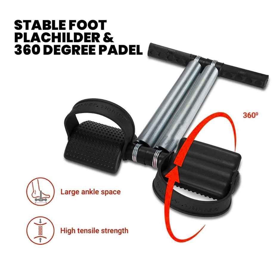 Mayor Tummy Trimmer For Men And Women With Double Steel Spring Muscles And Ab Exerciser