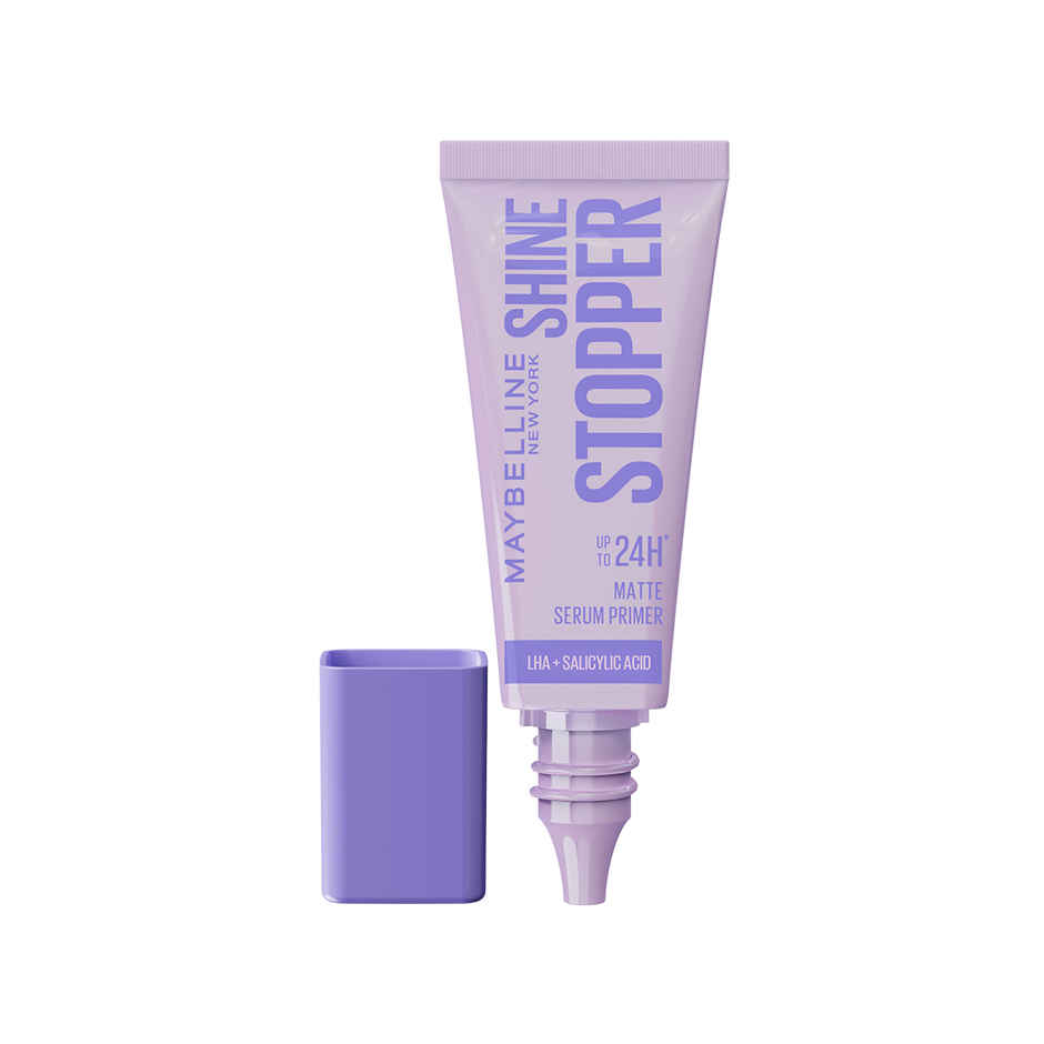 Maybelline New York Shine Stopper Primer | 3-in-1 Serum Primer for Oily Skin, Prime, Mattify
