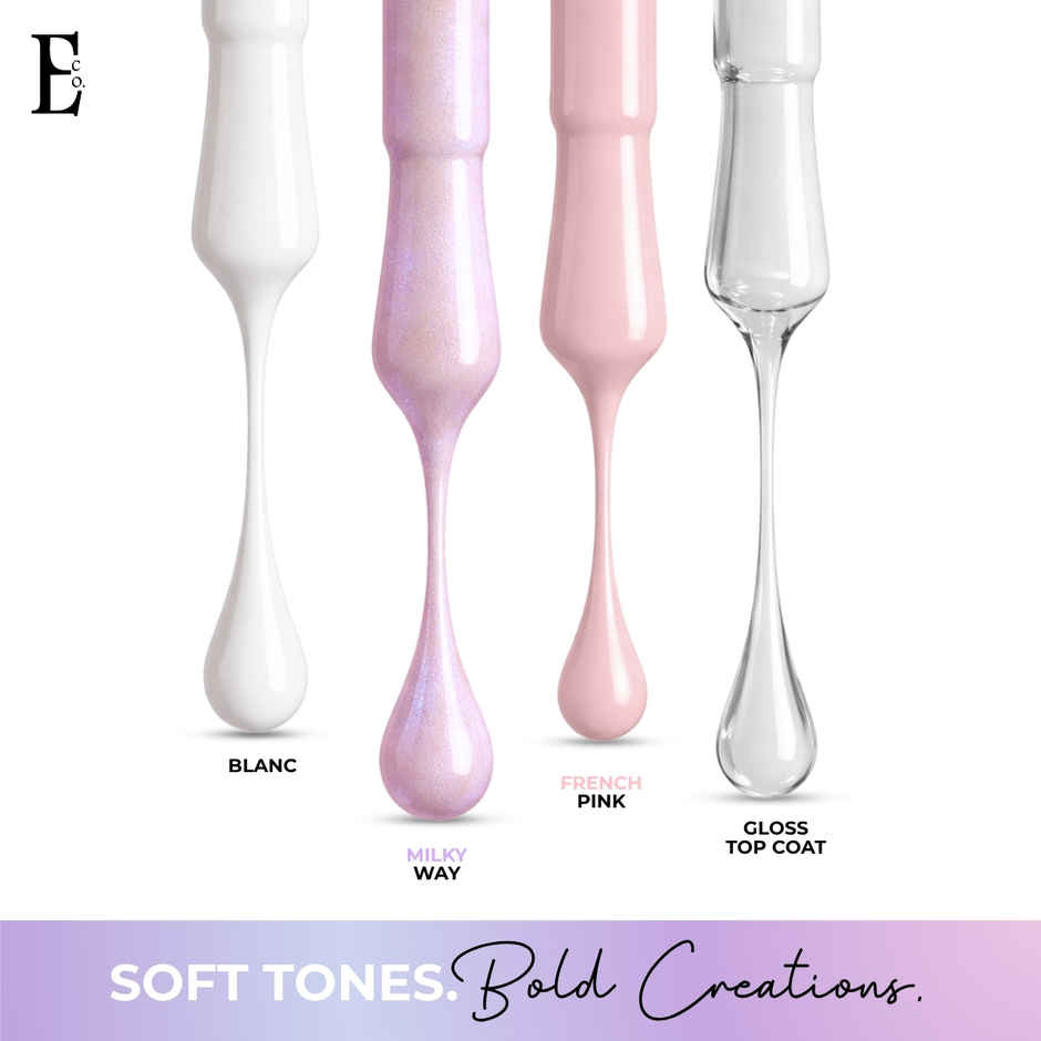 Ellement Co. Timeless Elegance Nail Polish Kit | Office-Friendly Everyday Shades | Quick Dry