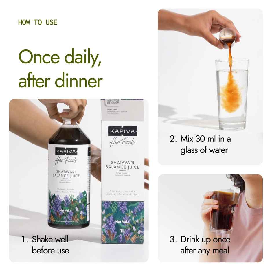 Kapiva Her Foods Shatavari Balance Juice