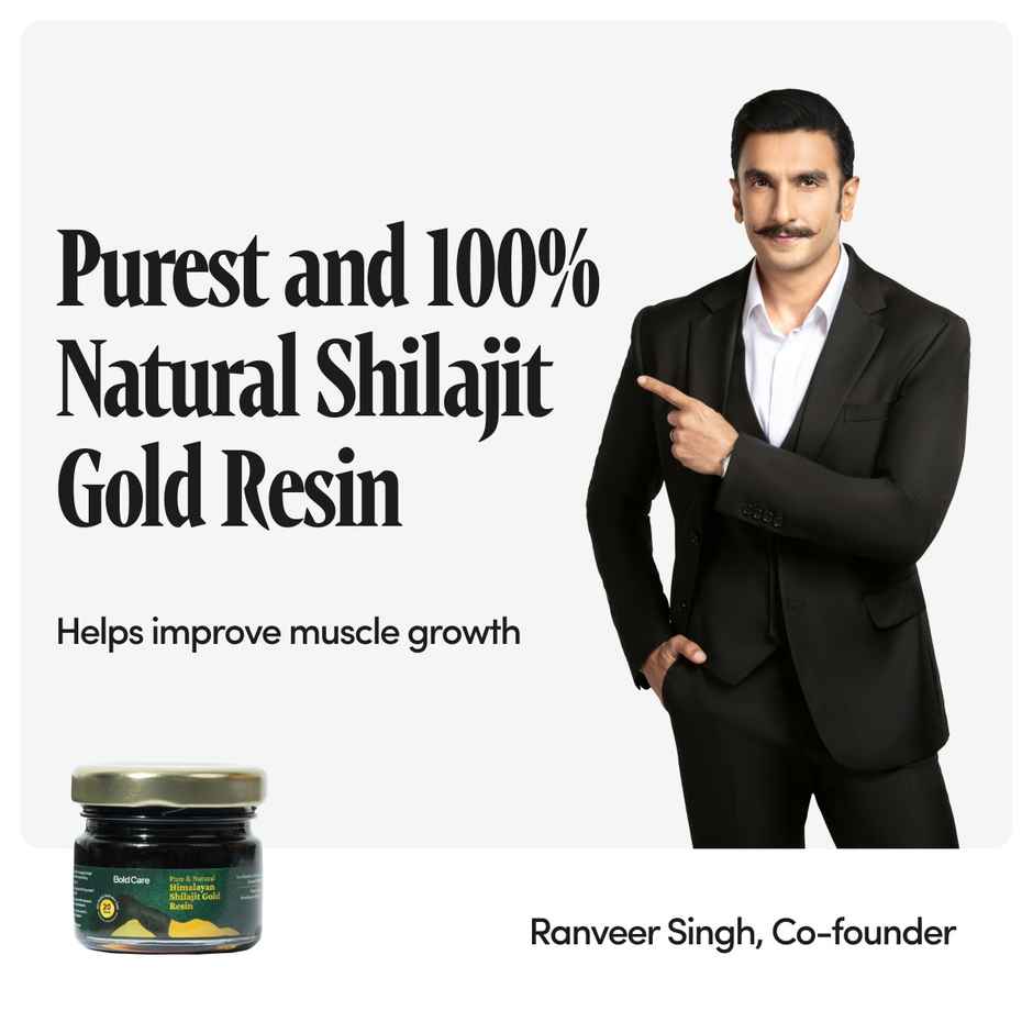 Bold Care Himalayan Shilajit Gold Resin | Pure | Natural | 80+ Minerals