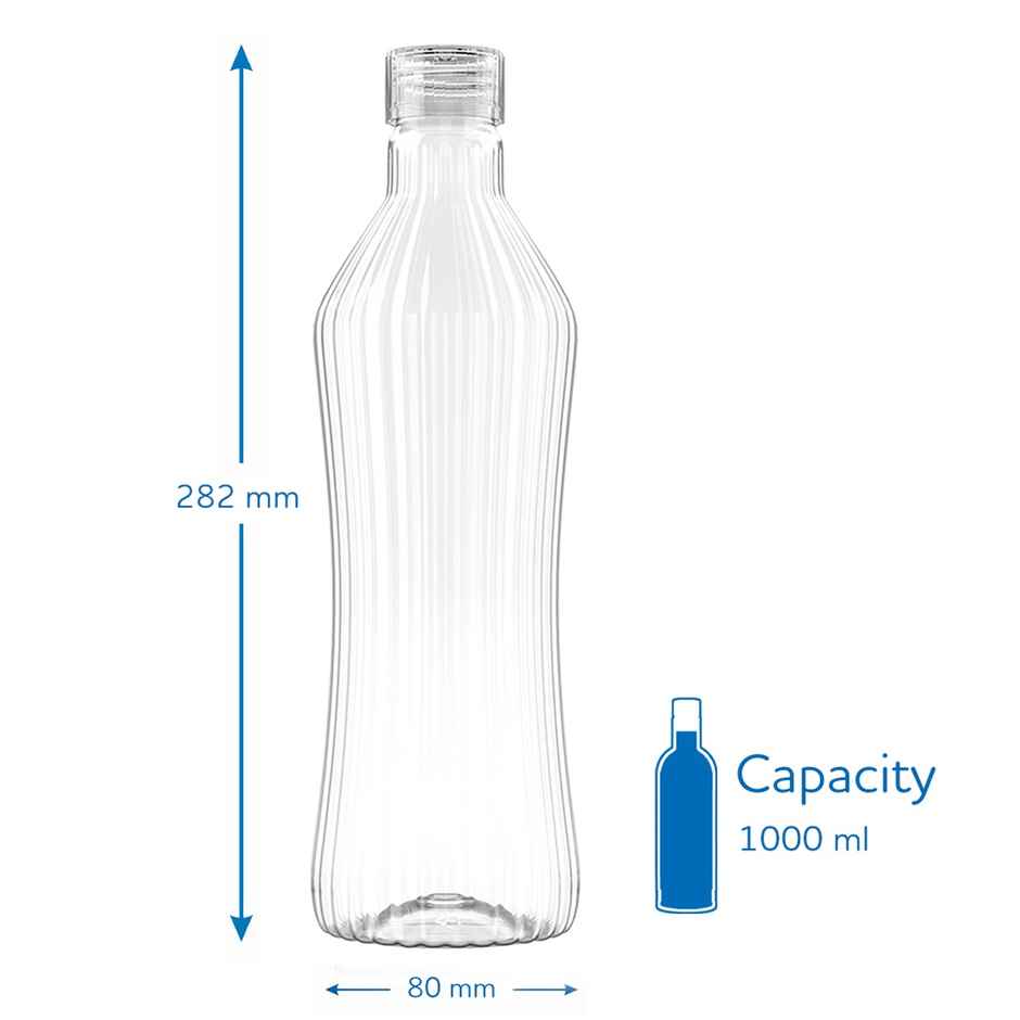 Kolorr Oscar Bottle 1L | Clear a minimalist offering and durable one