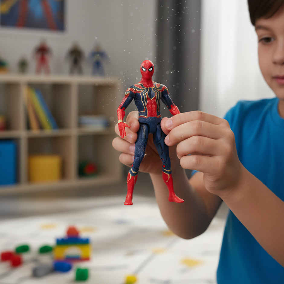 Striders Licensed Marvel Iron Spiderman Action Figure Toy | 7 inch