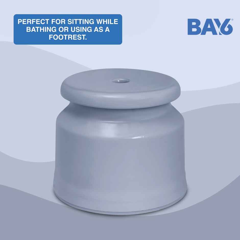 BAY6 Royce Bath Stool - Grey