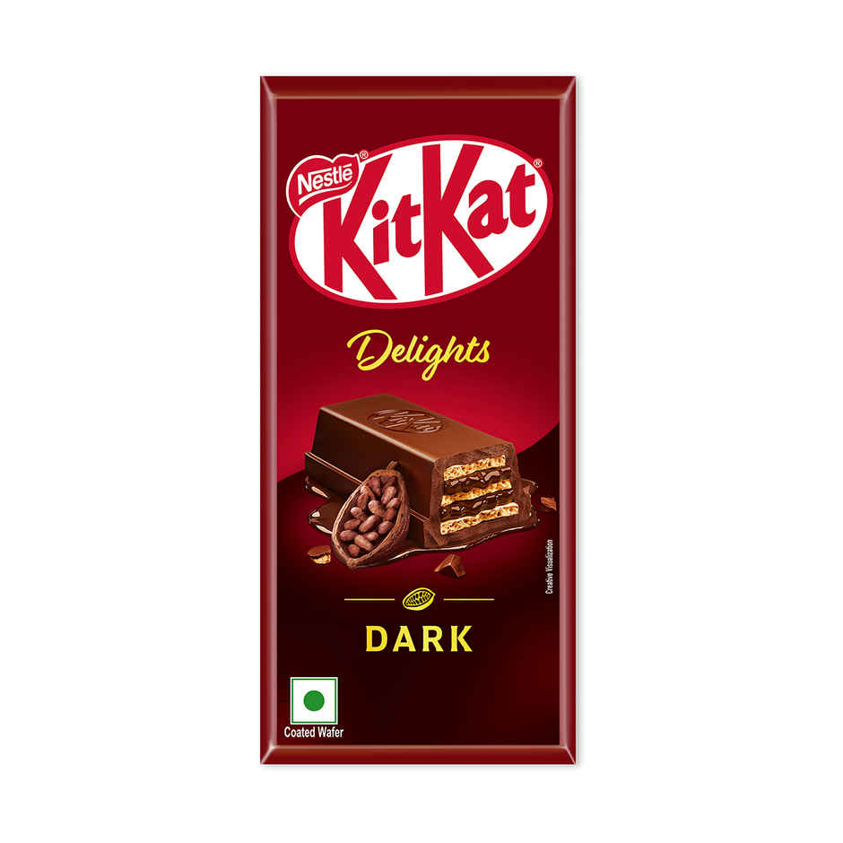 Nestle KitKat Delights Dark Choco Coated Wafer Bar