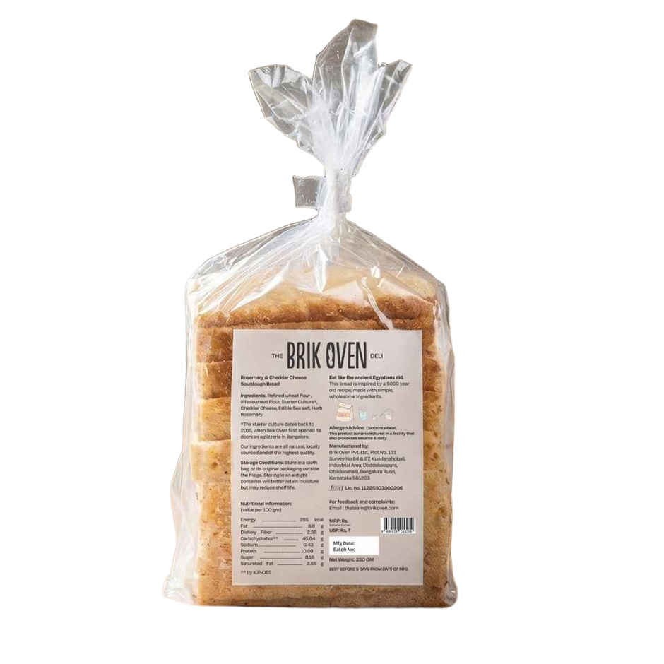 Brik Oven Rosemary & Cheddar Cheese Sour Dough Bread