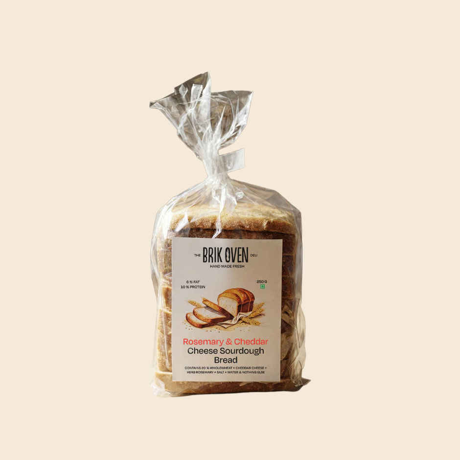Brik Oven Rosemary & Cheddar Cheese Sour Dough Bread