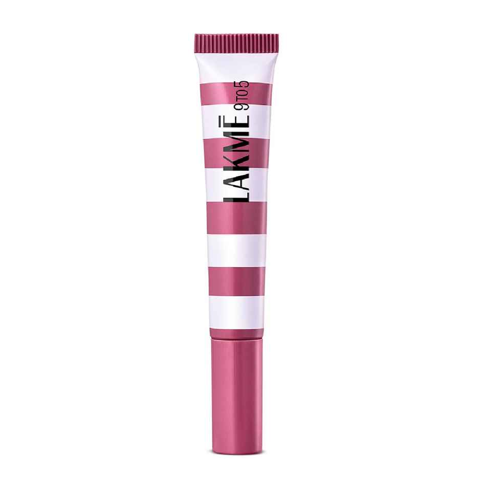 Lakme 9to5 Hya Beach Edit Lip Gloss Stain | 6 Raspberry Sorbet | Hydrating | Long Lasting | SPF 15