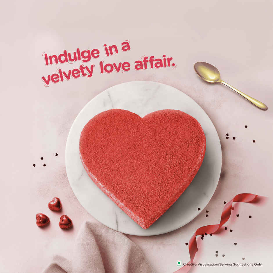 Havmor Red Velvet Heartbeat Cake