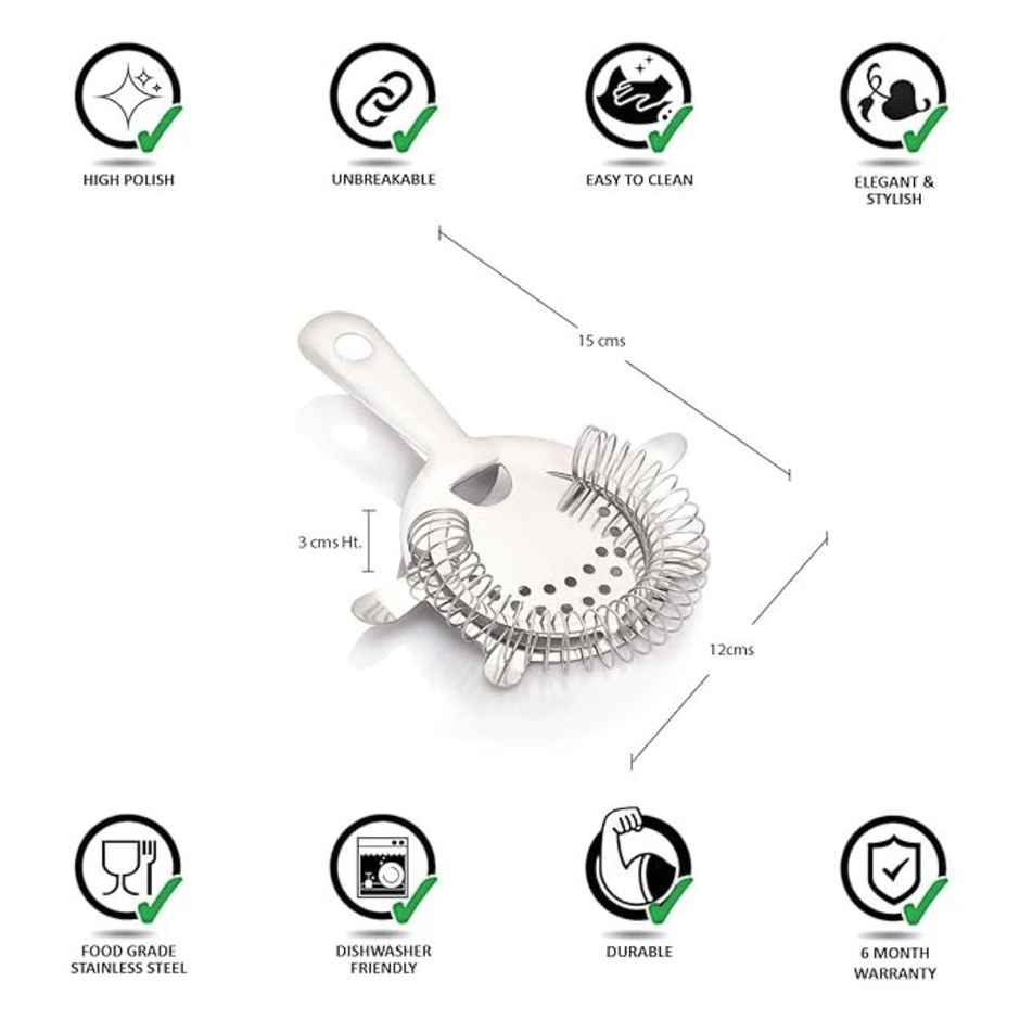 Bab Louie & co. Silver Strainer