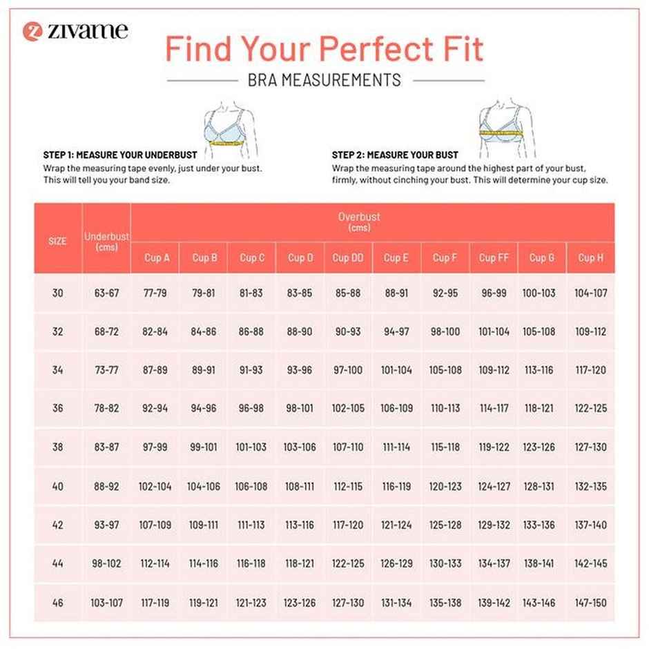 Zivame Women's Padded Non Wired 3/4th Coverage T-shirt Bra | White - 34B