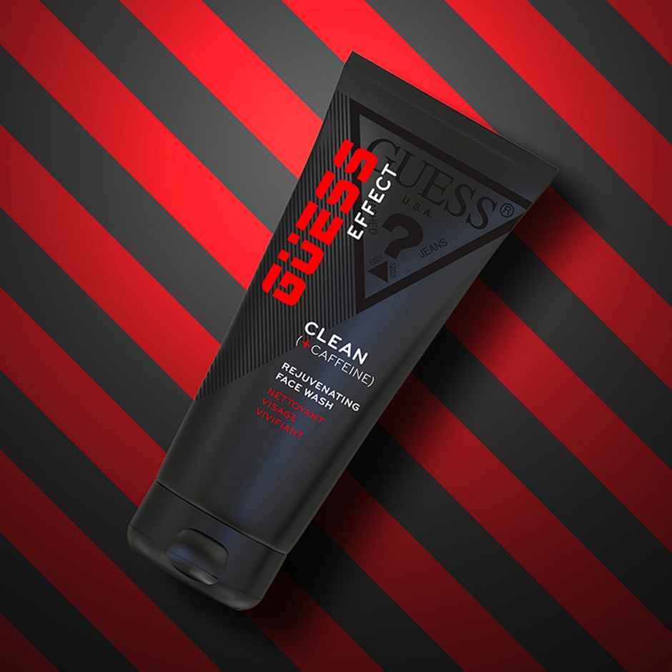 Guess Grooming Effect Clean + Caffeine Rejuvenating Face Wash