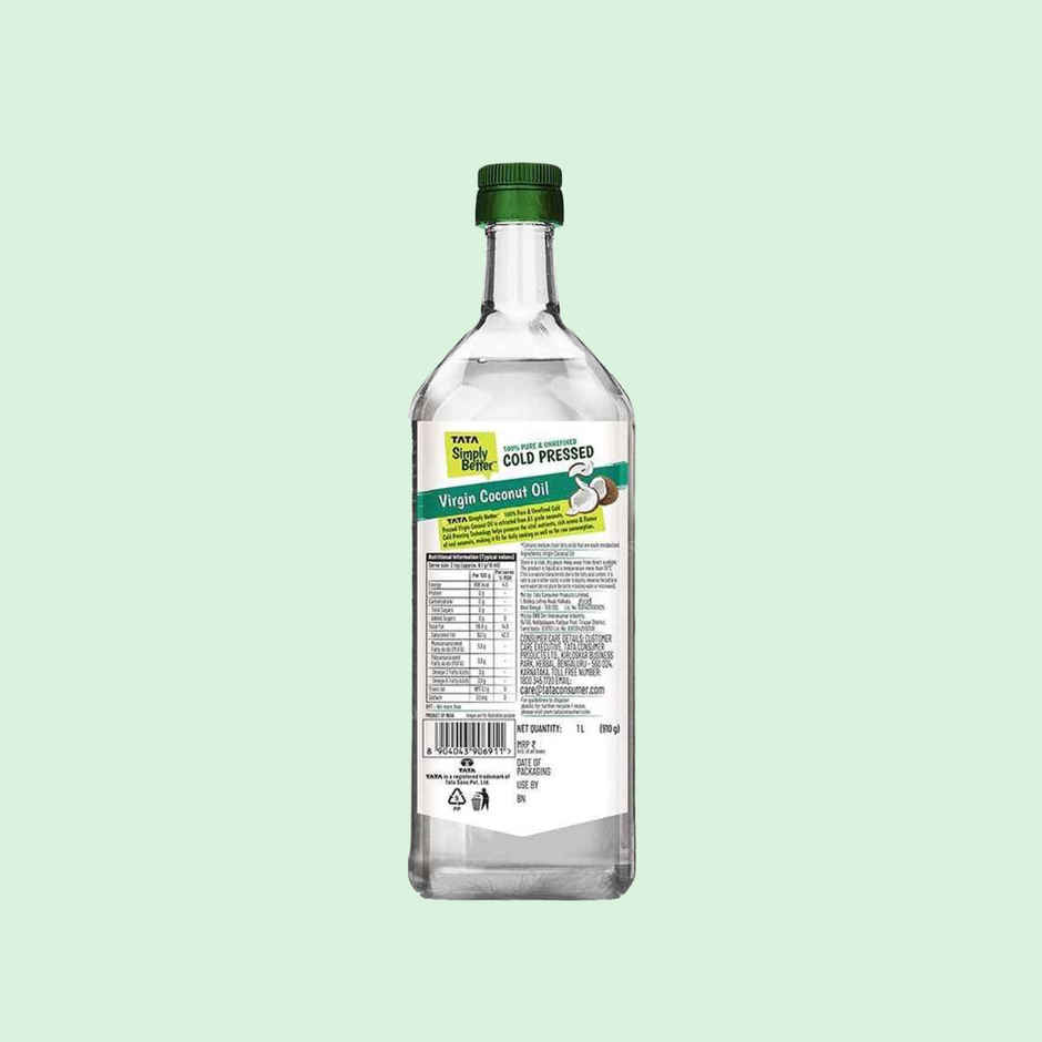 Tata Simply Better Virgin Coconut Cold Pressed Oil | Pure & Unrefined Oil