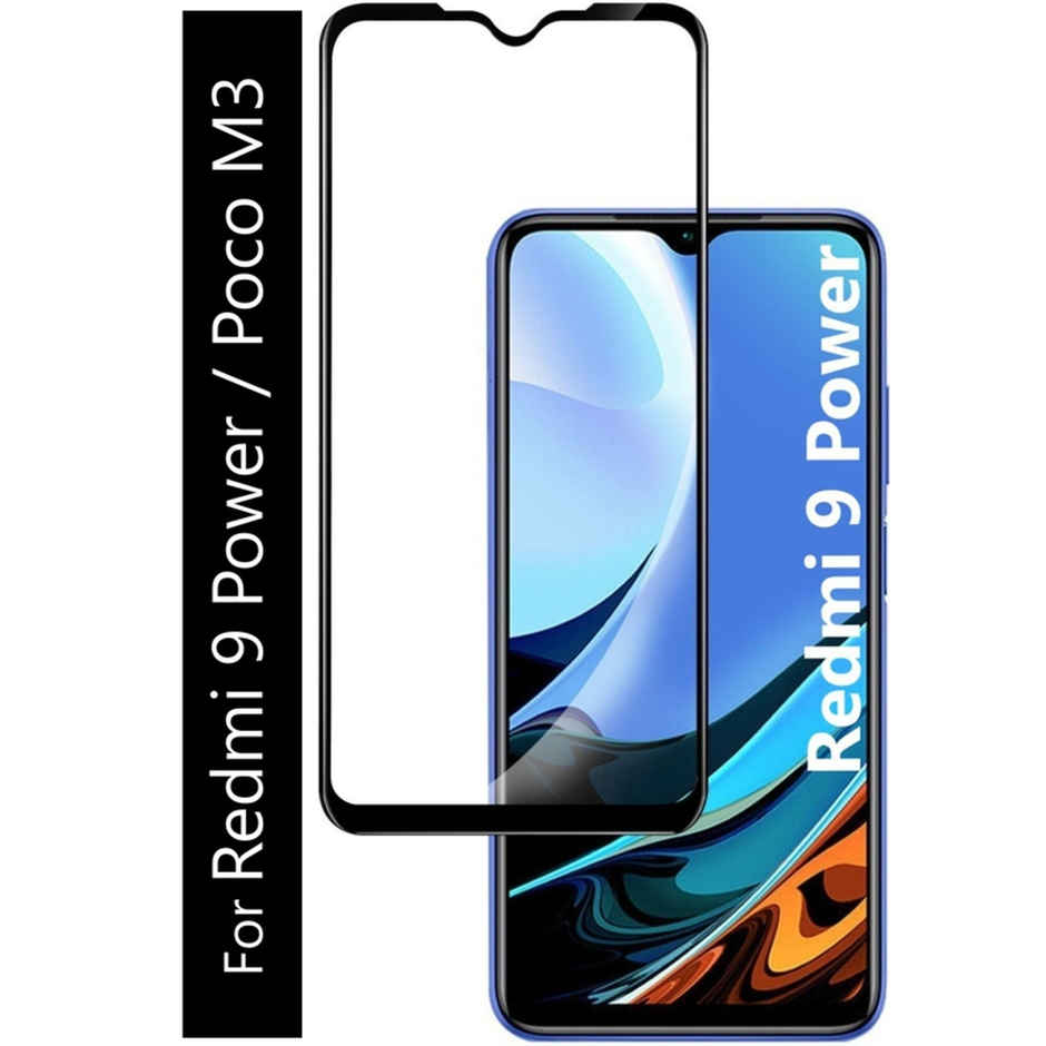 Kwine Case Redmi 9 Power / Poco M3 Tempered Glass Screen Protector