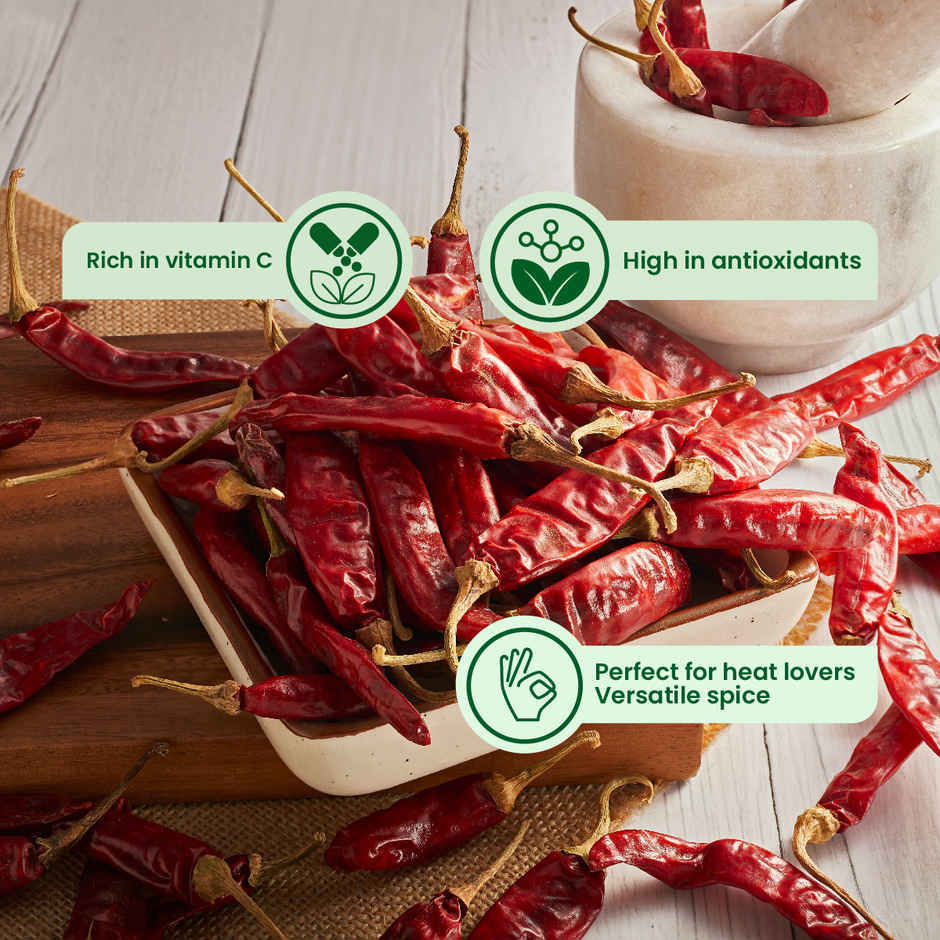 Daily Good Chilli With Stem / Guntur With Stem