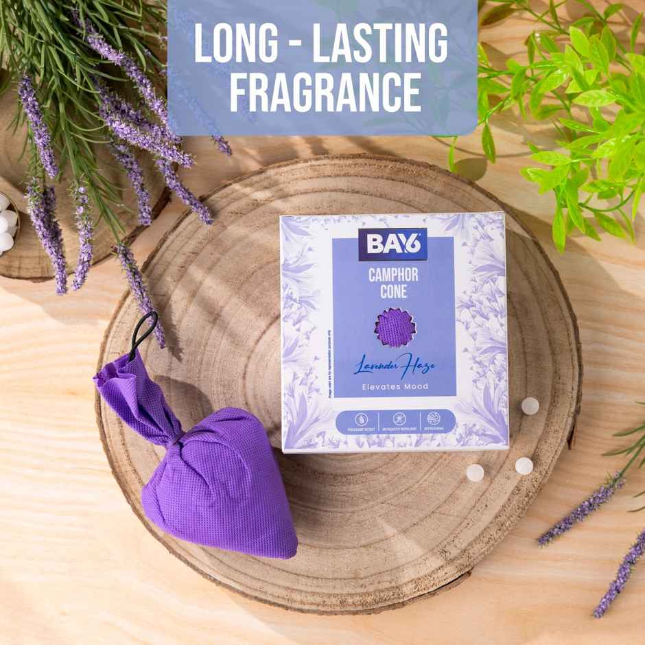 BAY6 Camphor Pocket - Lavender - Refreshing Scent & Mosquito Repellent