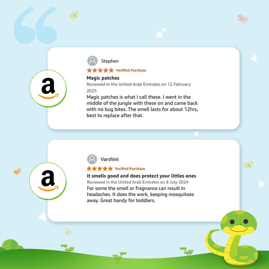 Mamaearth Baby 100% Natural Mosquito Repellent Patches