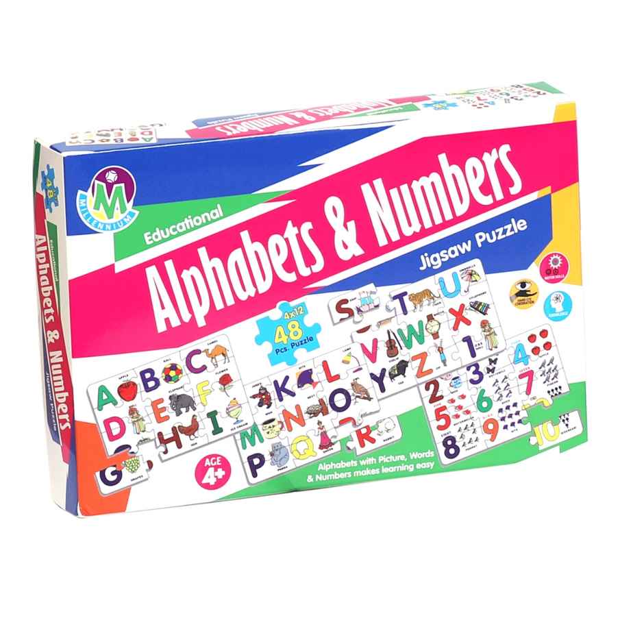 Millennium Puzzle Set Junior Alphabets & Numbers Me-175