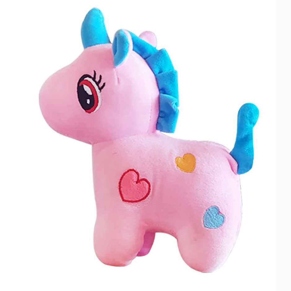 Webby Standing Unicorn Teddy Bear Plush Soft Toy | Unisex | 25 cm | Pink