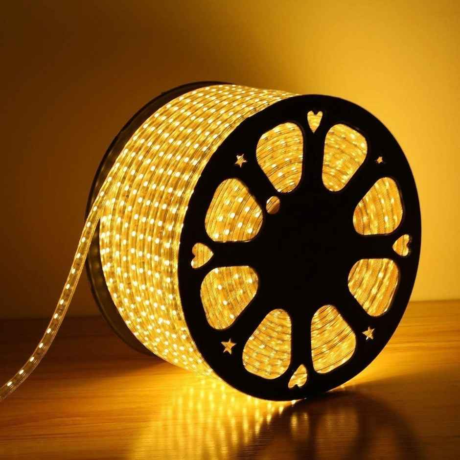 DesiDiya LED Strip Rope Light with Adapter | Warm White | Water Proof | Ceiling Light | 5 m