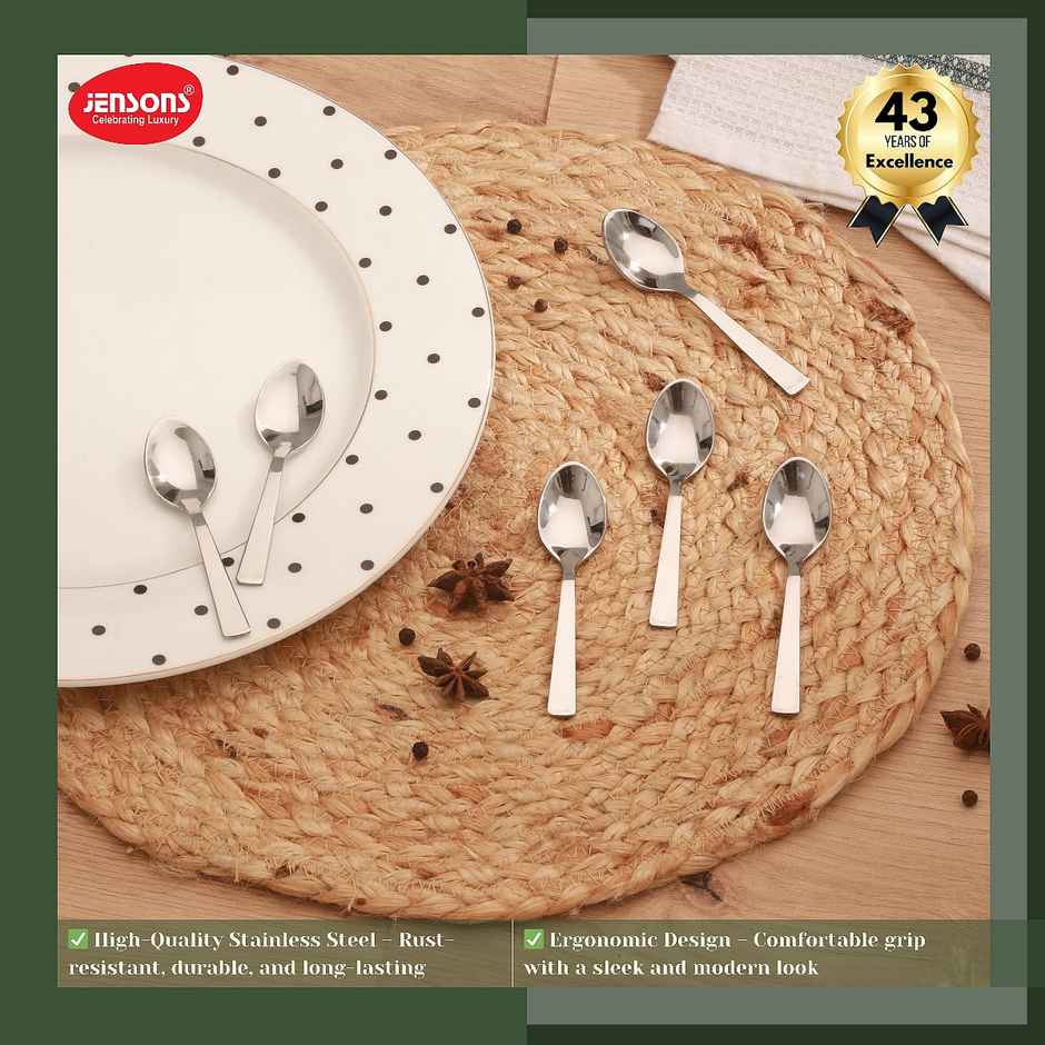 Jensons Flow Masala Spoon Set of 6
