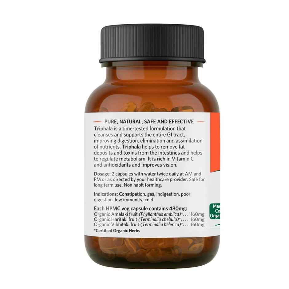 Organic India Triphala Capsules 60 Caps, Supports Immune System