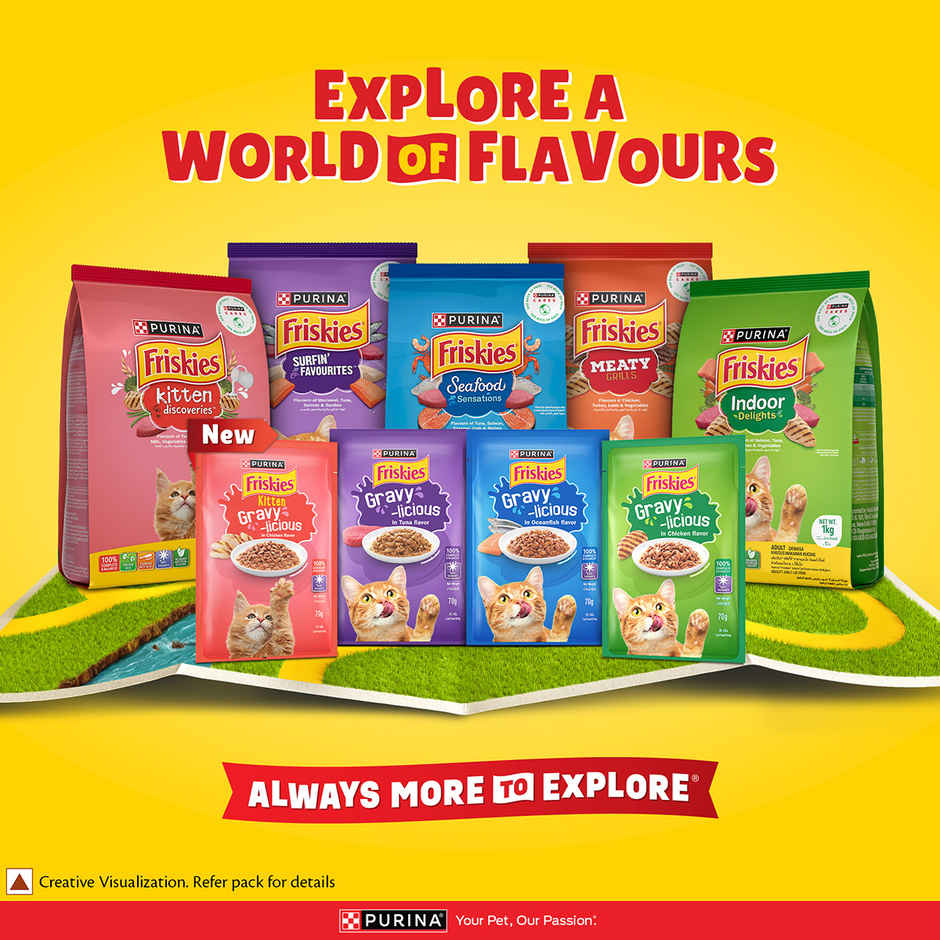 Purina Friskies Gravy Licious Cat Food Tuna Flavour