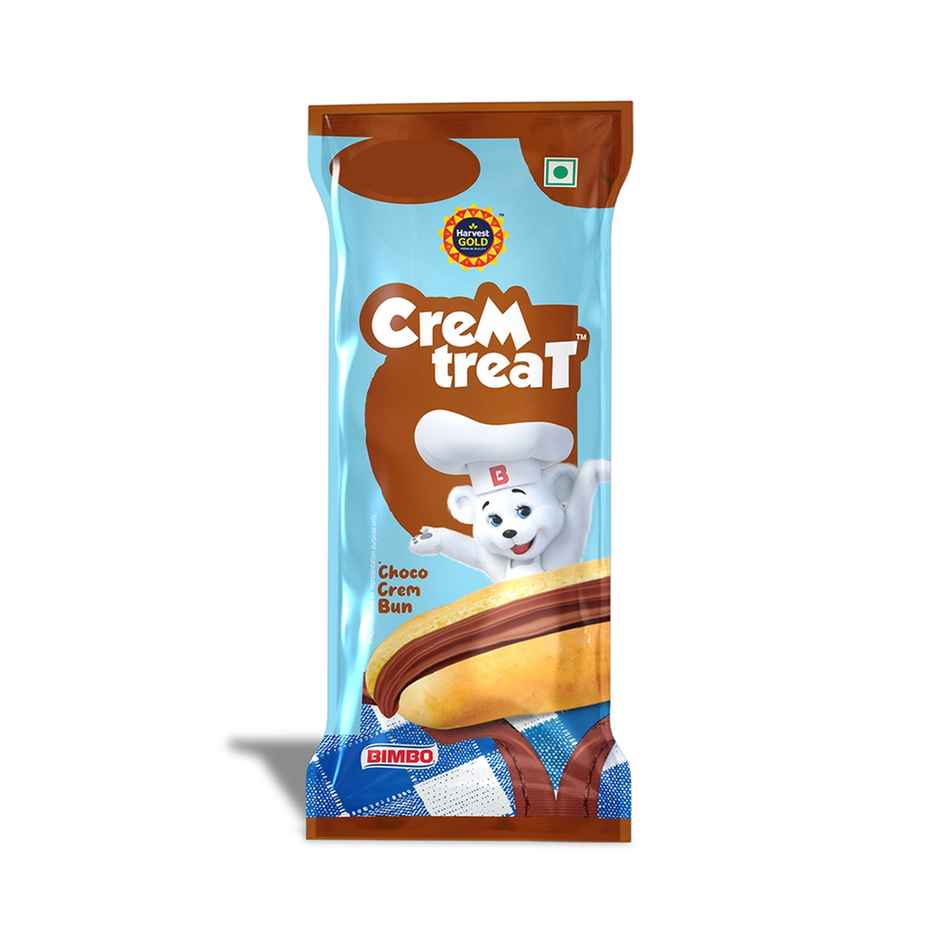 Harvest Gold Cremtreat Chocolate Cream Bun