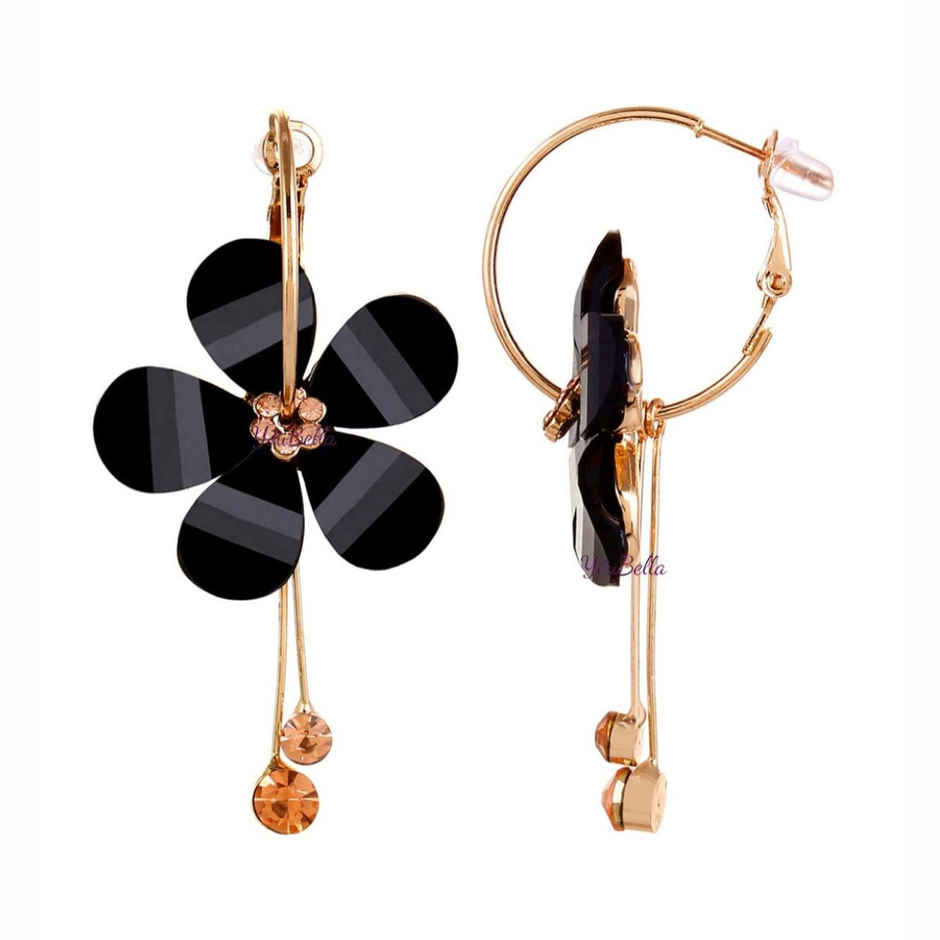 YouBella Stylish Party Wear Jewellery Gold Plated Drop Earrings for Women (YBEAR - 31192)