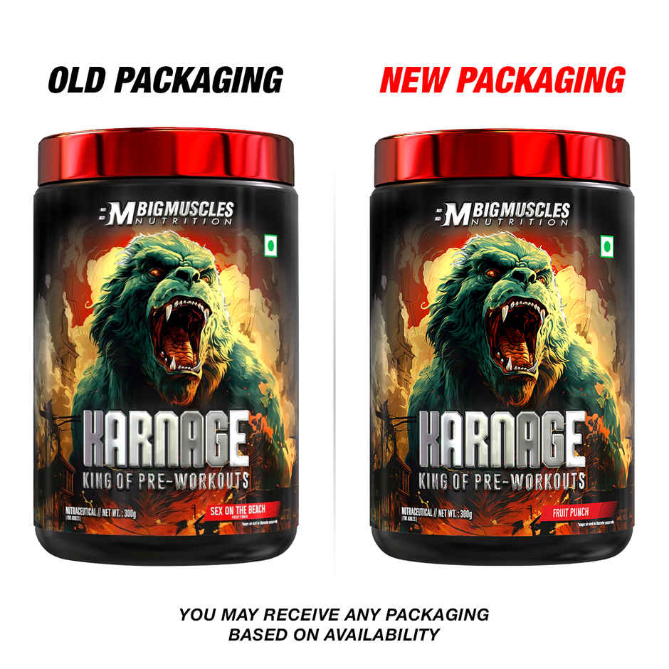 Bigmuscles Nutrition Karnage Pre-Workout Fruit Punch