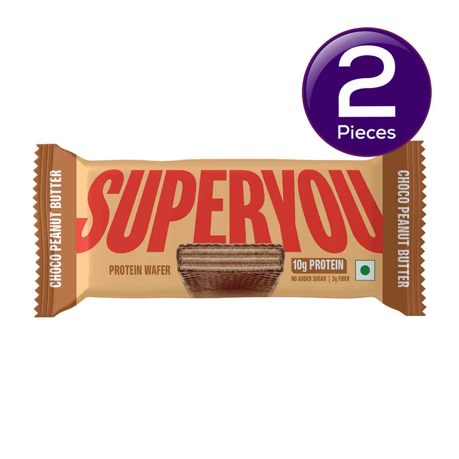 Superyou Peanut Butter Protein Wafer Bar Combo